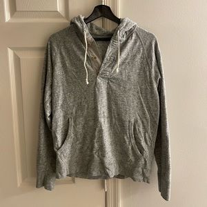 Gray lucky brand pullover sweatshirt